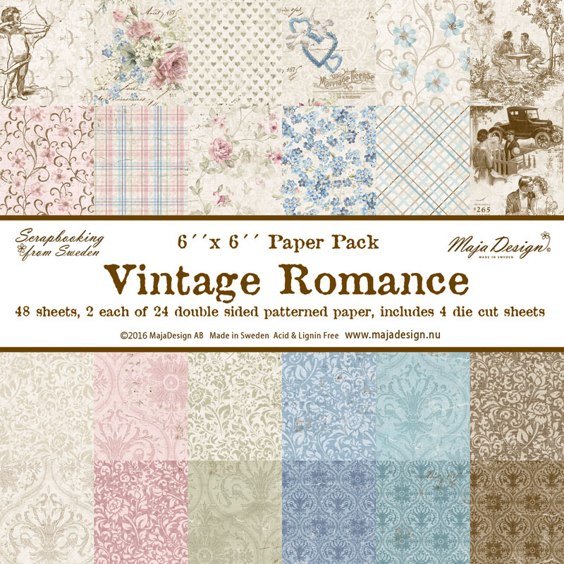 841 - Vintage Romance Paper pack